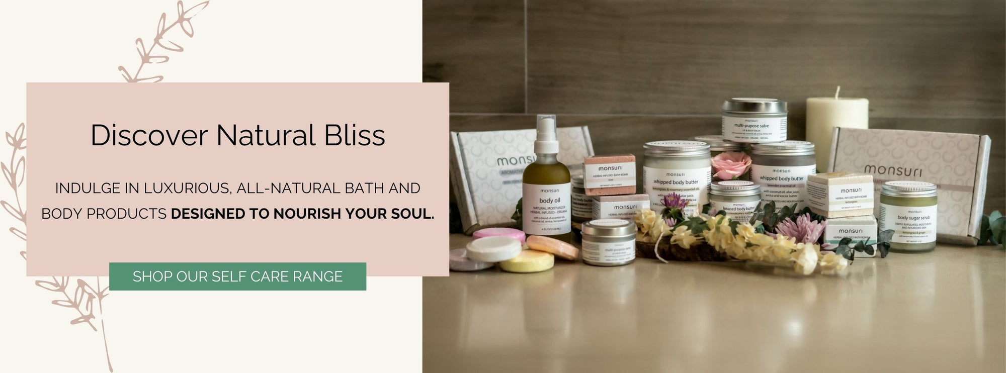 All Natural Bath and Body Products for Self Care