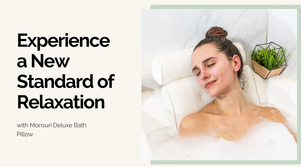 Monsuri Deluxe Bath Pillow: Your Ultimate Home Spa Retreat