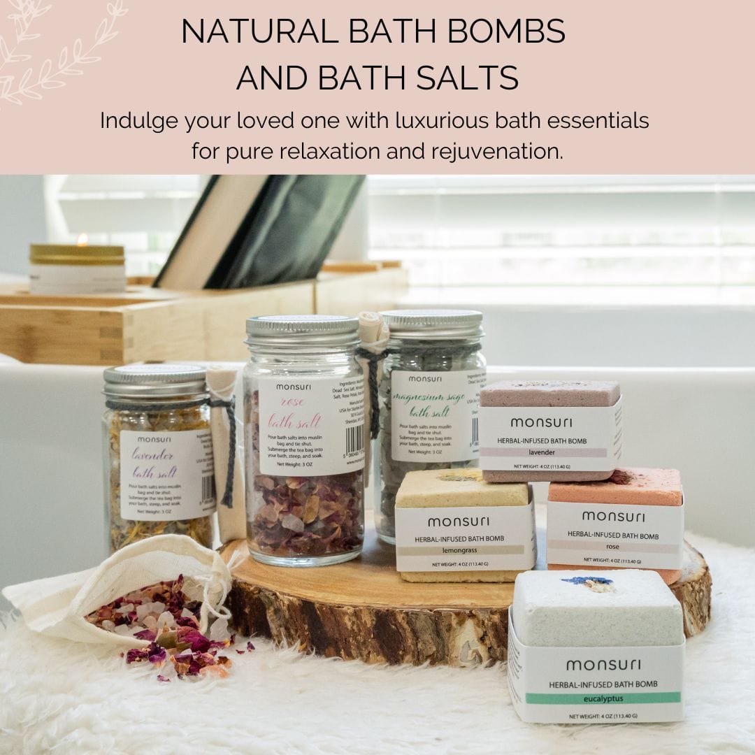 All Natural Bath Bombs and Bath Salts for a Relaxing Bath.