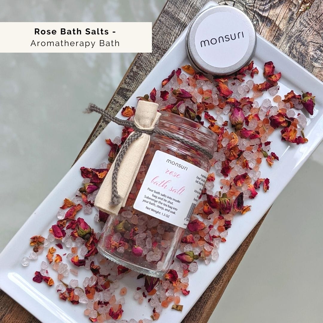 Natural Rose Bath Salt — . Pampering yourself with a