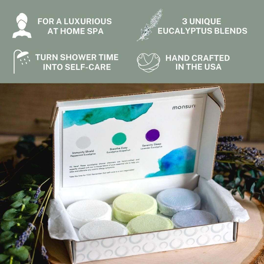 Self-Care Shower Steamer Aromatherapy Set